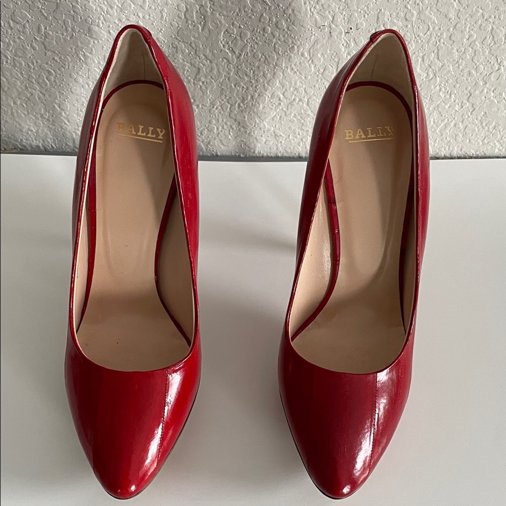 Bally Women's Scarlet Heels